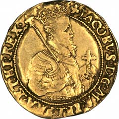 Janes I on Obverse of 1604 Unite
