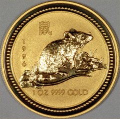 1996 Year of the Rat Gold Coin