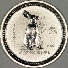 1999 Year of the Rabbit Silver Coin