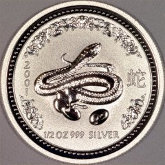 2001 Year of the Snake Coin