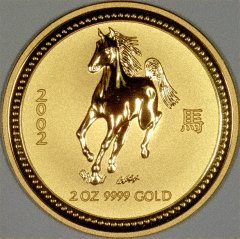 2002 Year of the Horse Gold Coin