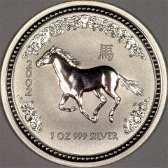 2002 Year of the Horse Coin