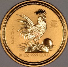 2005 Year of the Rooster Gold Coin