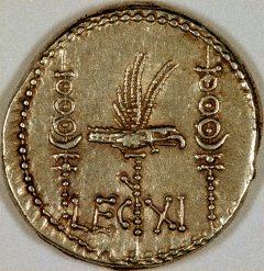 Reverse of Mark Antony Silver Denarius